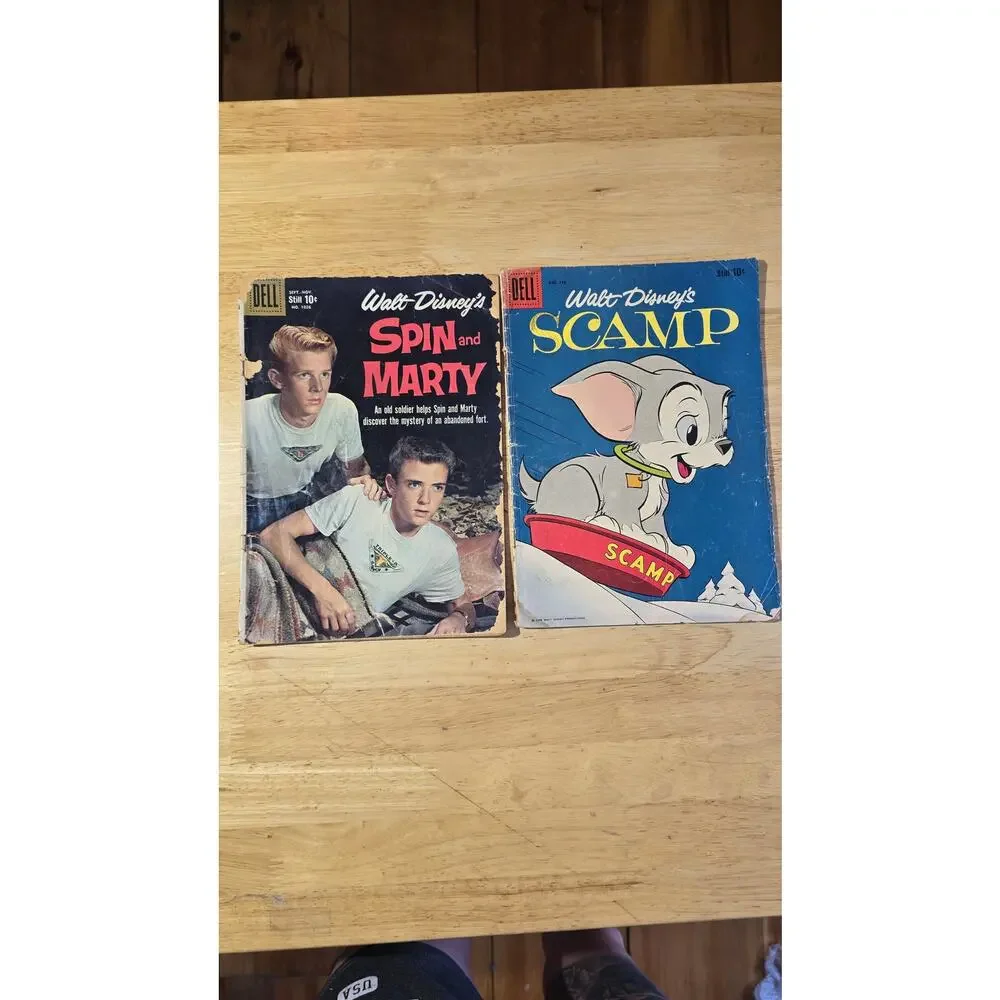 Lot of Vintage Disney Comic Books 1950s